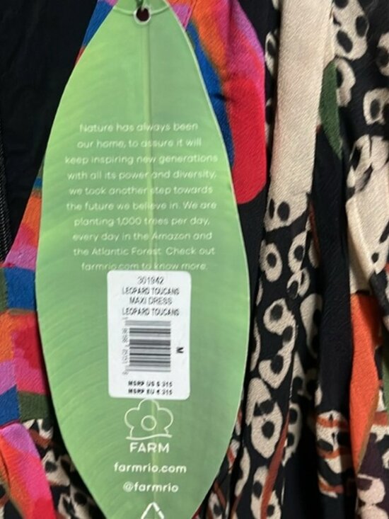 Farm Rio ‼️‼️Leopard Toucans Maxi Dress - Picture 11 of 16